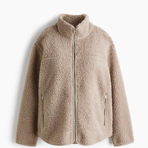 NWT H&M Babywearing Sherpa Fleece Jacket - Picture 7 of 10